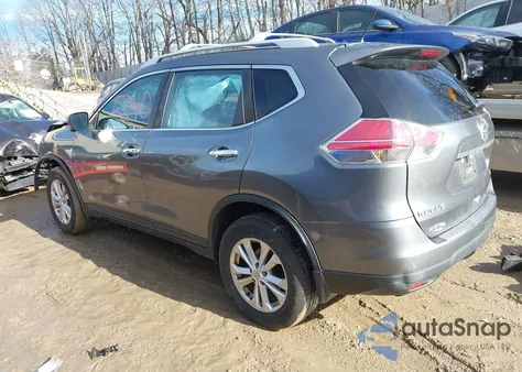 2016 Nissan Rogue Sv z USA, uszkodzony, nr VIN 5N1AT2MV9GC918315